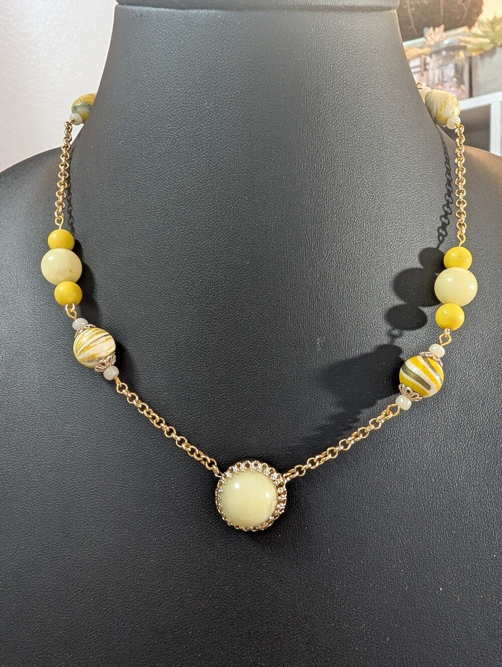 Handmade Upcycled West Germany Vintage Necklace